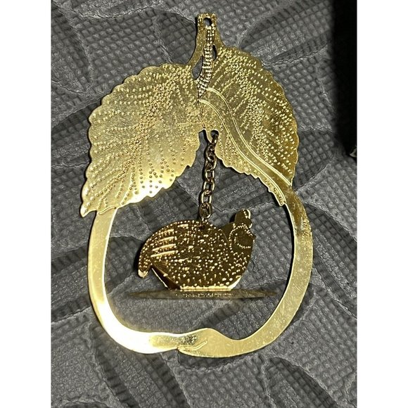 Christmas Partridge 1990 Hallmark Brass Ornament‎ IN BOX 12 Days Cake Topper - Picture 2 of 7